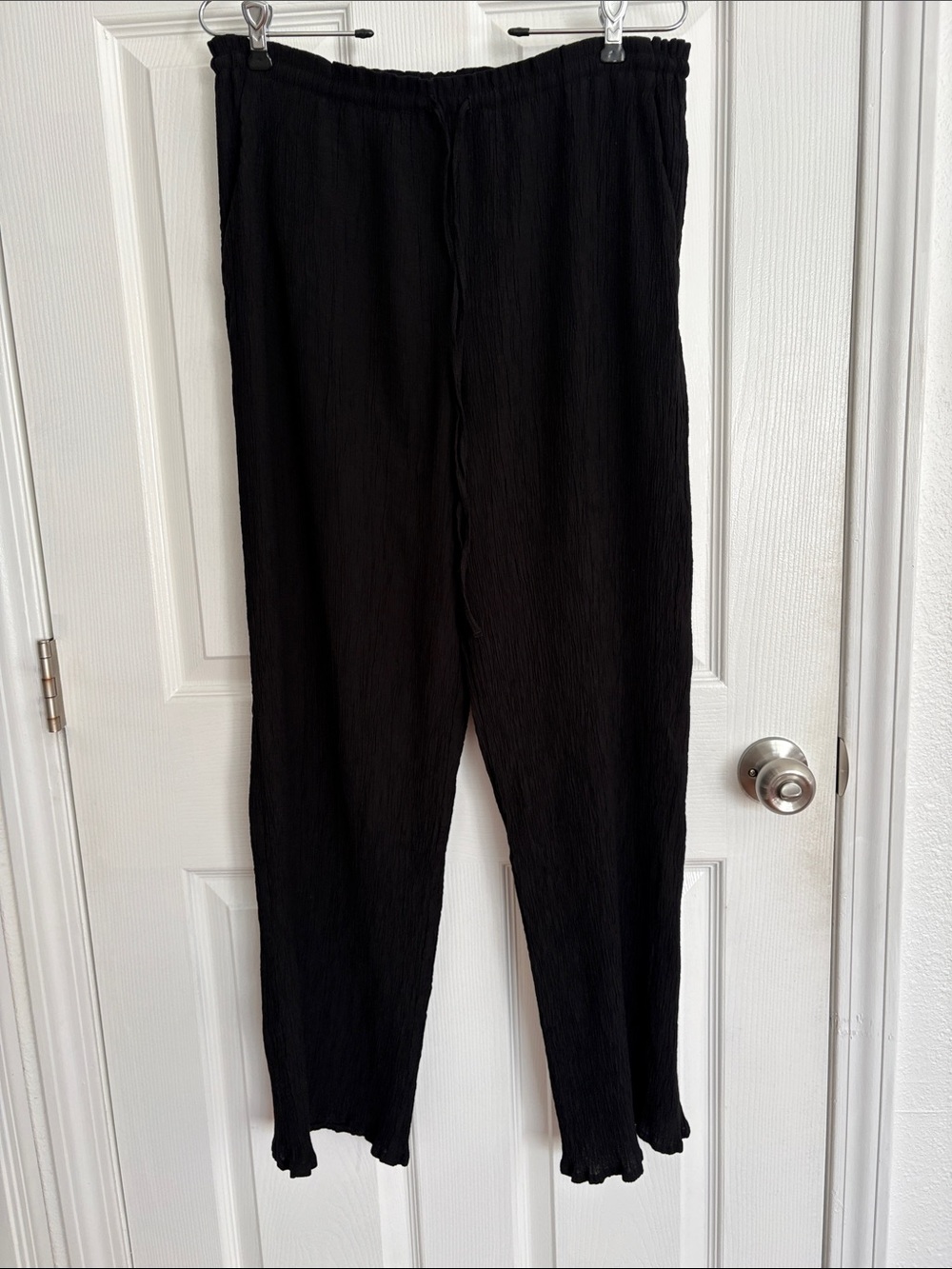 Zara Black Women’s Elastic Waist Casual Pants